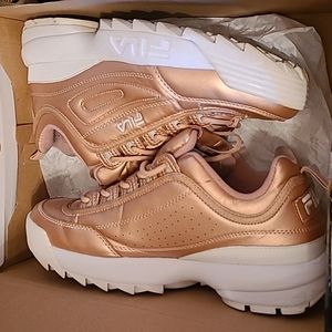 FILA Rosegold Disruptor 9.5 sneaker